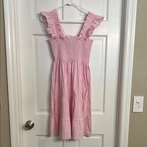 HHH Ellie Dress in Bubblegum Pink Stripe